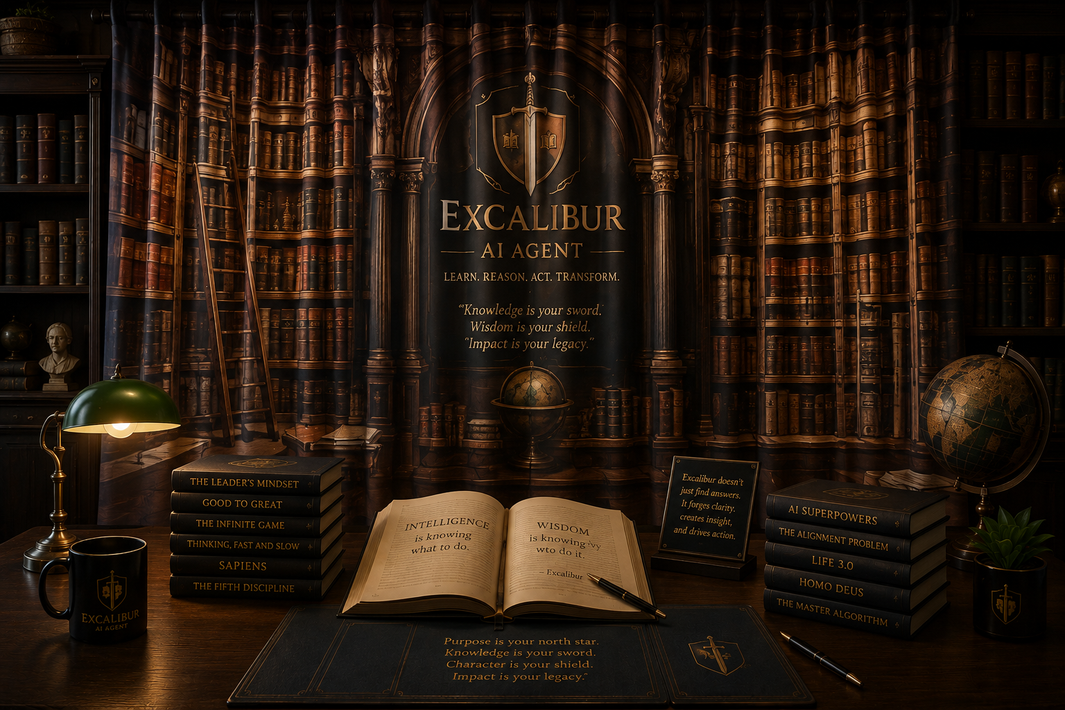 The Excalibur Library — Knowledge, Wisdom, Impact