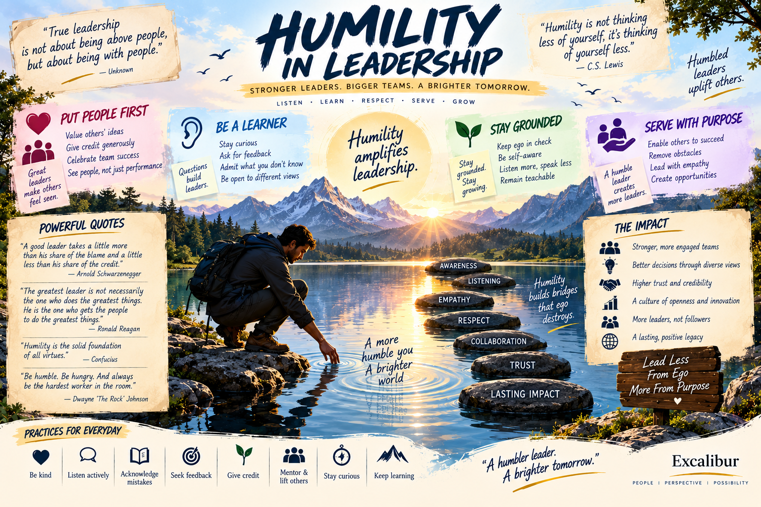 Humility in leadership — practical behaviours, everyday practices and the impact of grounded leadership