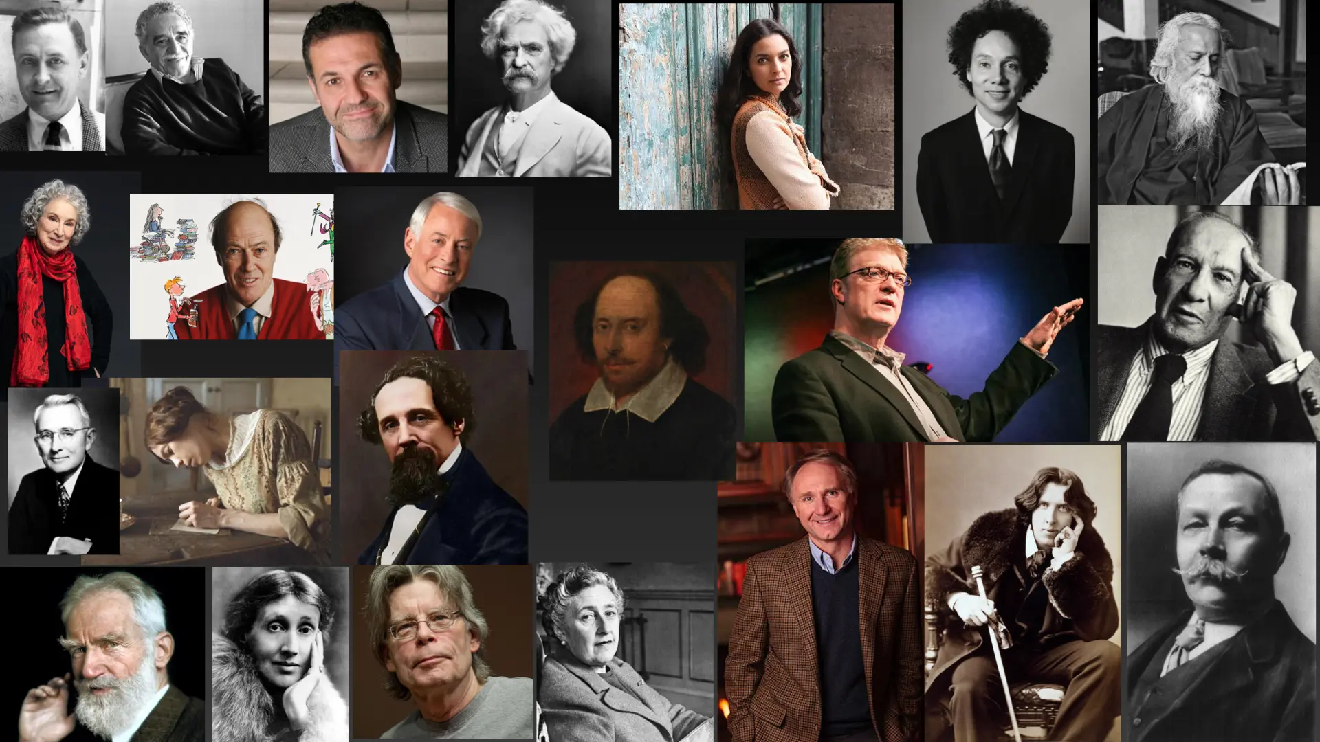 Collage of writers, thinkers, and leaders whose words shaped leadership rhetoric