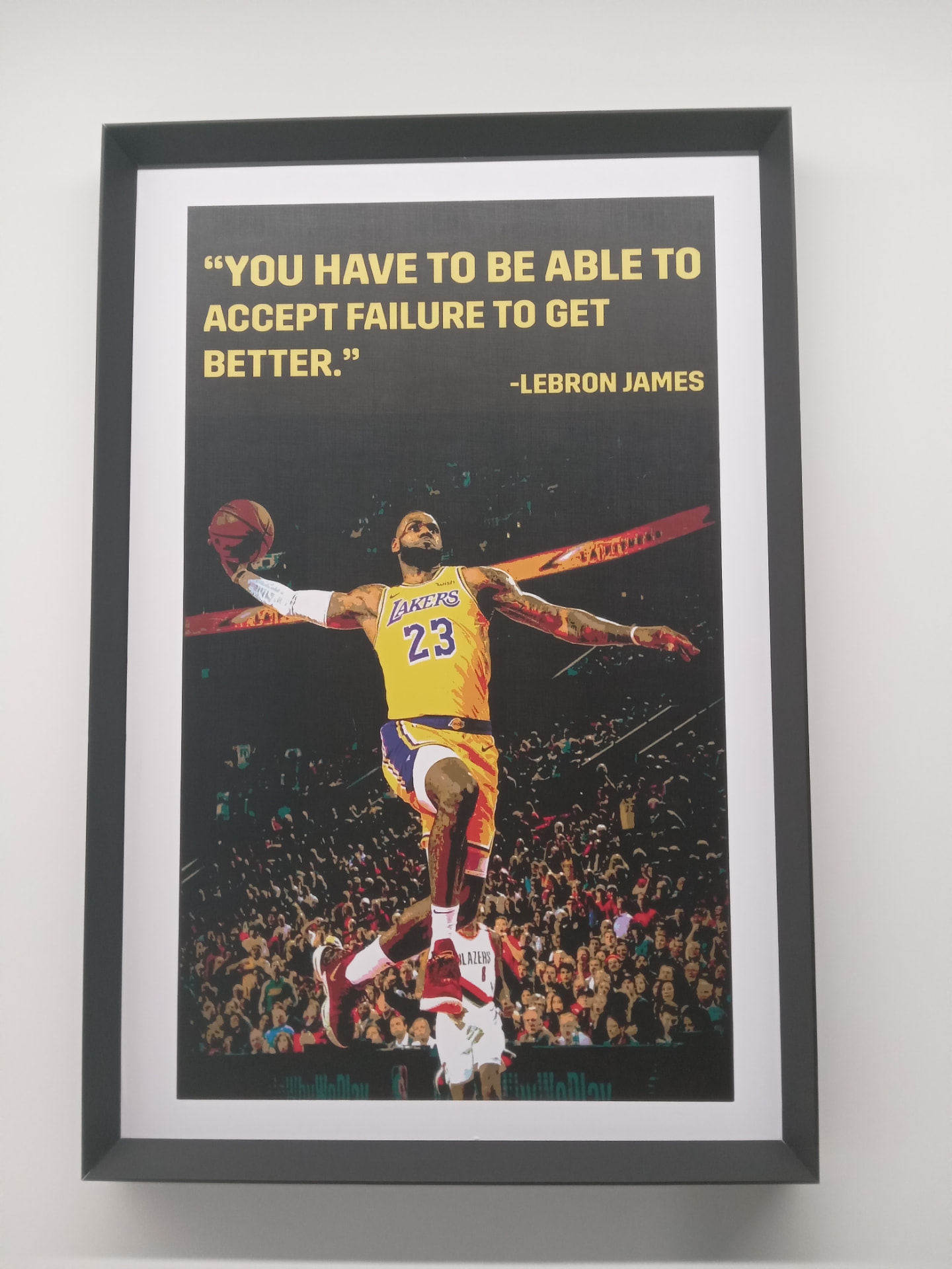 LeBron James — you have to be able to accept failure to get better
